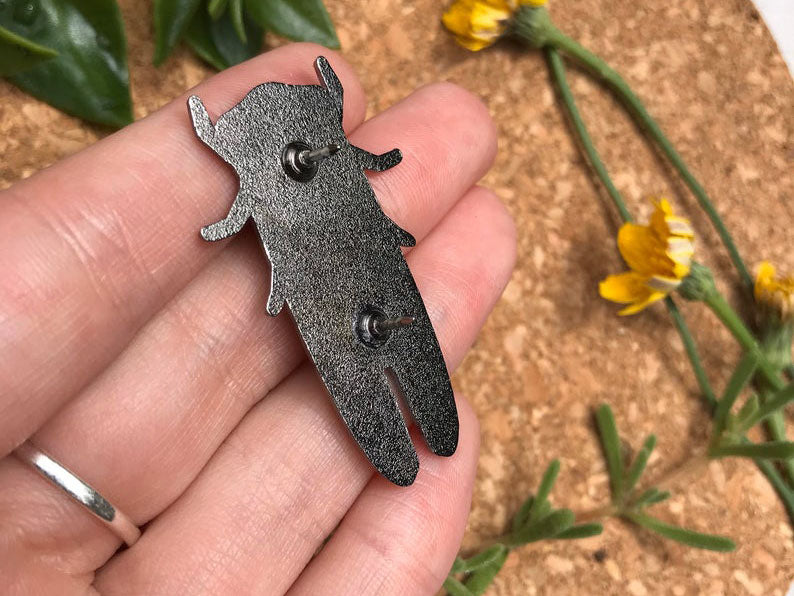 Green Grocer Cicada Enamel Pin