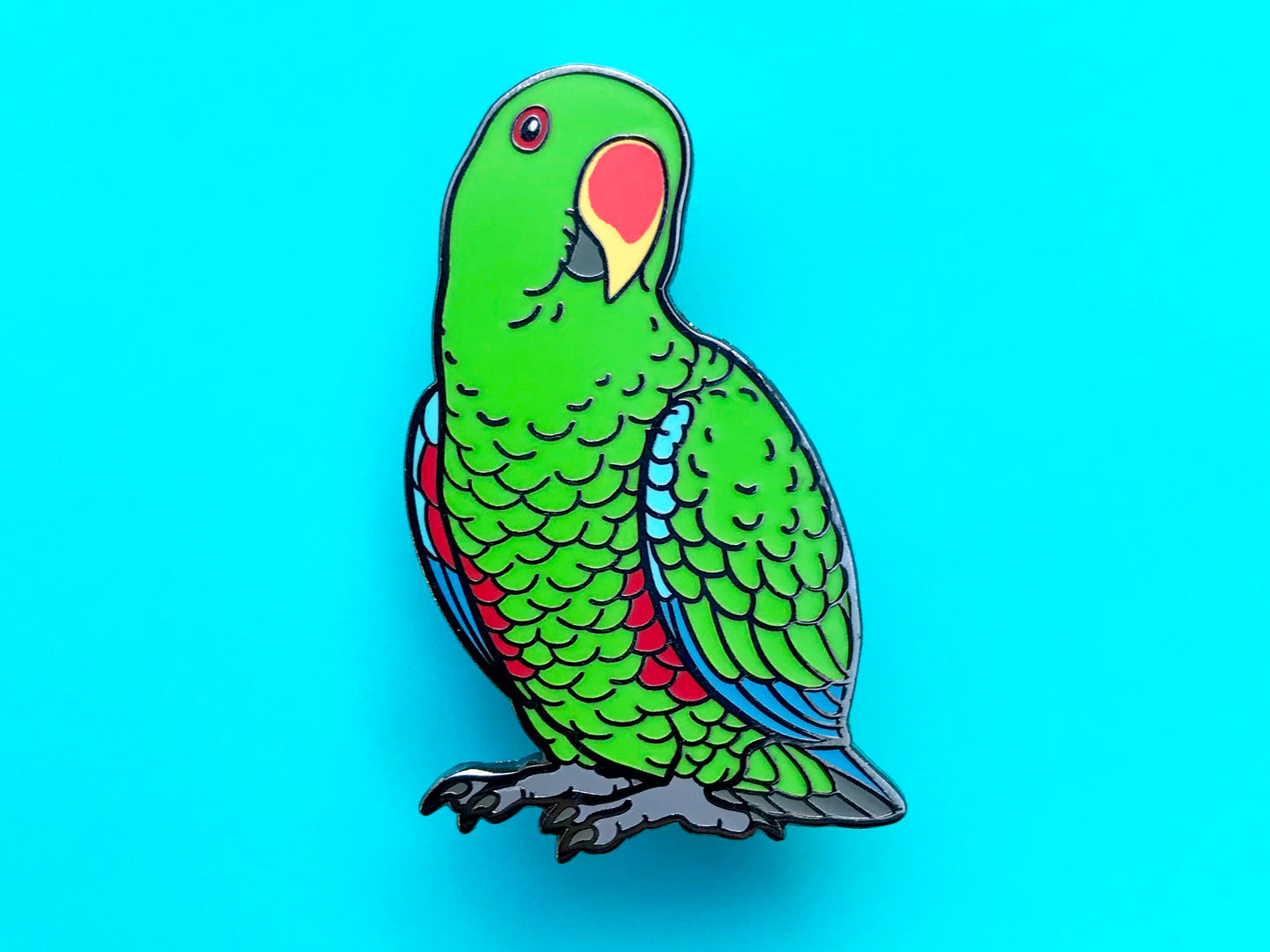Eclectus Parrot Enamel Pin