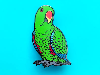 Eclectus Parrot Enamel Pin