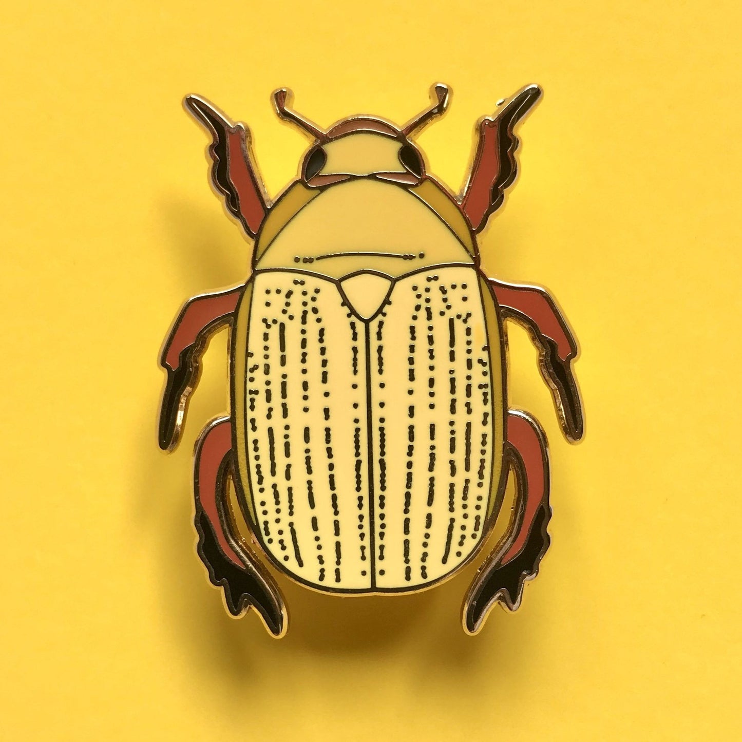 Christmas Beetle Enamel Pin