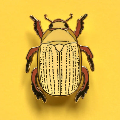 Christmas Beetle Enamel Pin