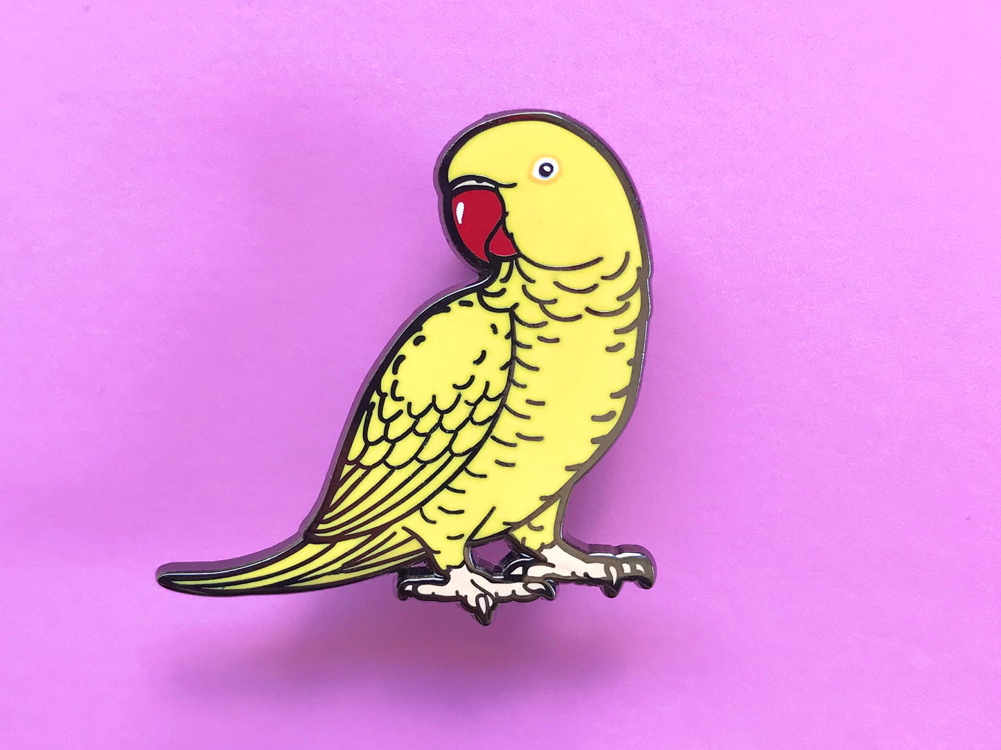 Indian Ringneck Enamel Pin