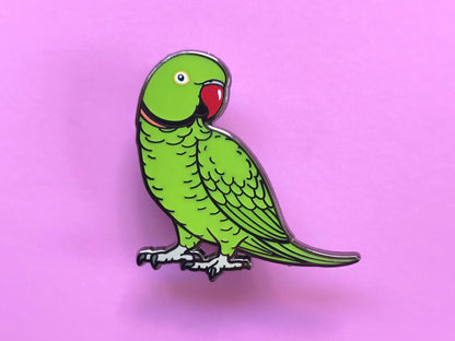 Indian Ringneck Enamel Pin