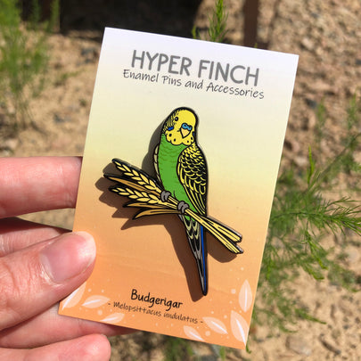 Budgerigar Enamel Pin