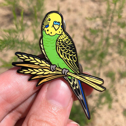 Budgerigar Enamel Pin