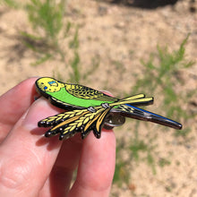 Load image into Gallery viewer, Budgerigar Enamel Pin