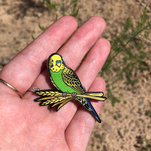 Load image into Gallery viewer, Budgerigar Enamel Pin