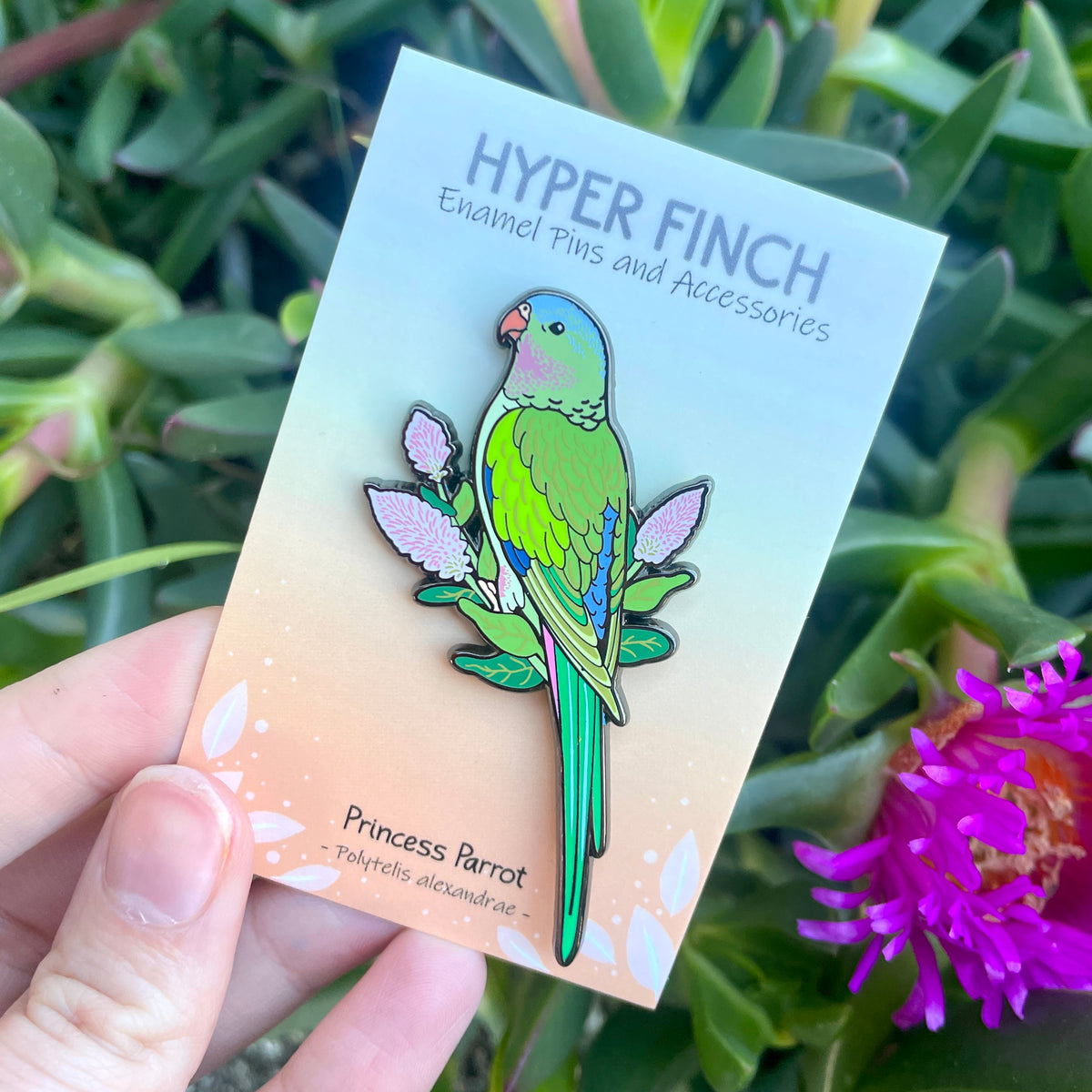 Princess Parrot Enamel Pin