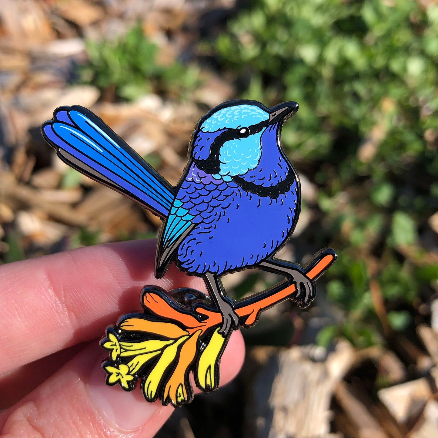 Splendid Fairywren Enamel Pin