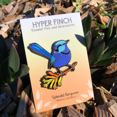 Splendid Fairywren Enamel Pin