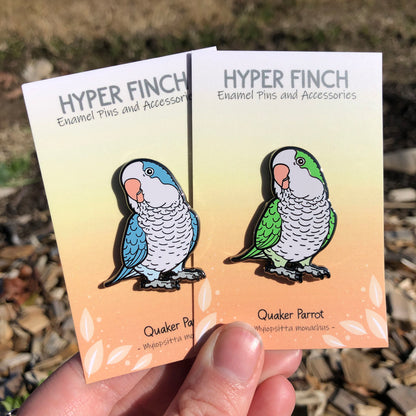 Quaker Parrot Enamel Pin