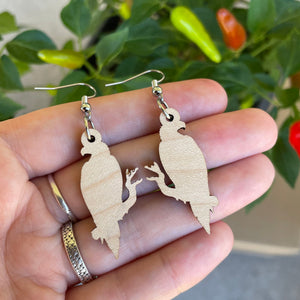 Wedge-tailed Eagle Wooden Earrings