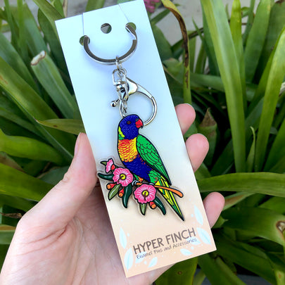 Rainbow Lorikeet Keychain