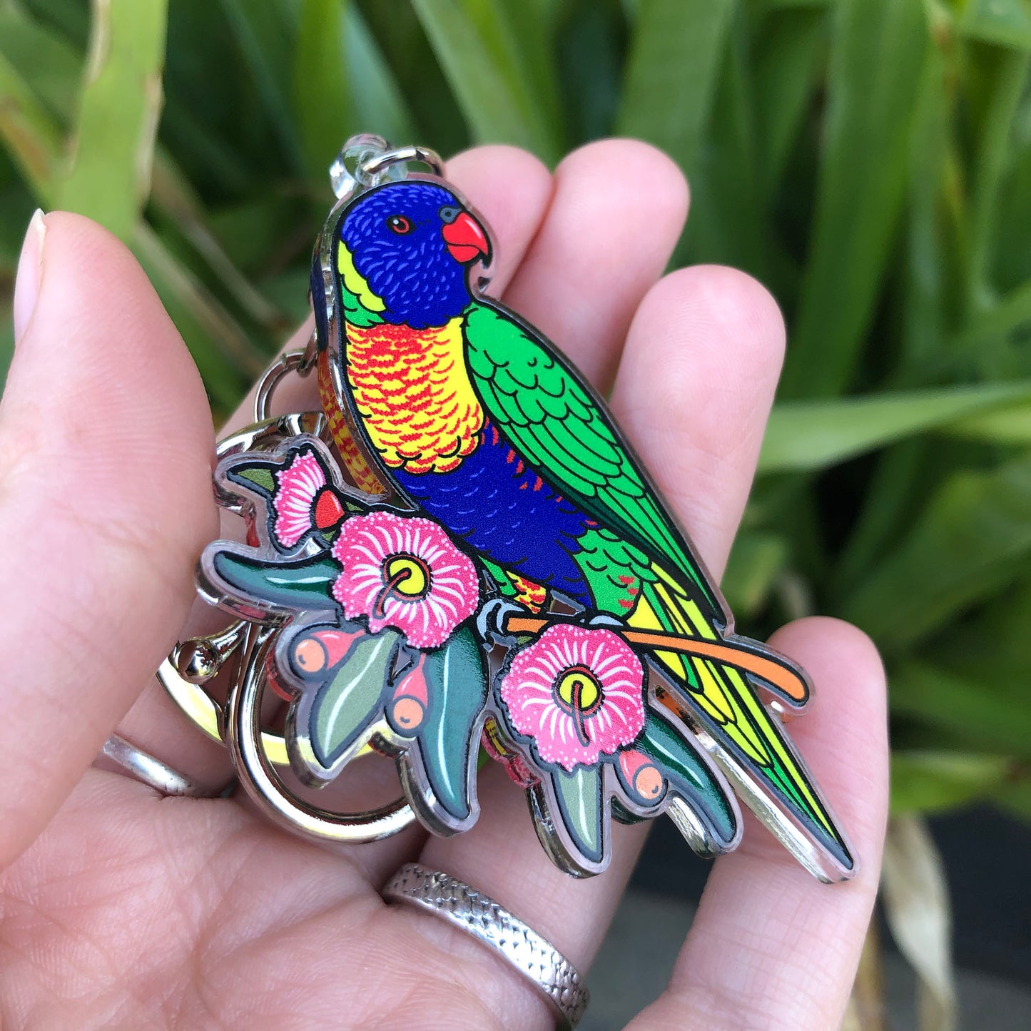 Rainbow Lorikeet Keychain