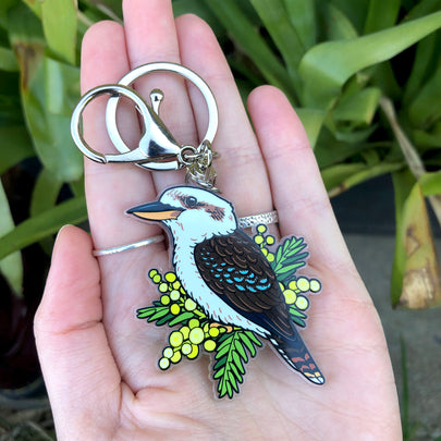 Laughing Kookaburra Keychain