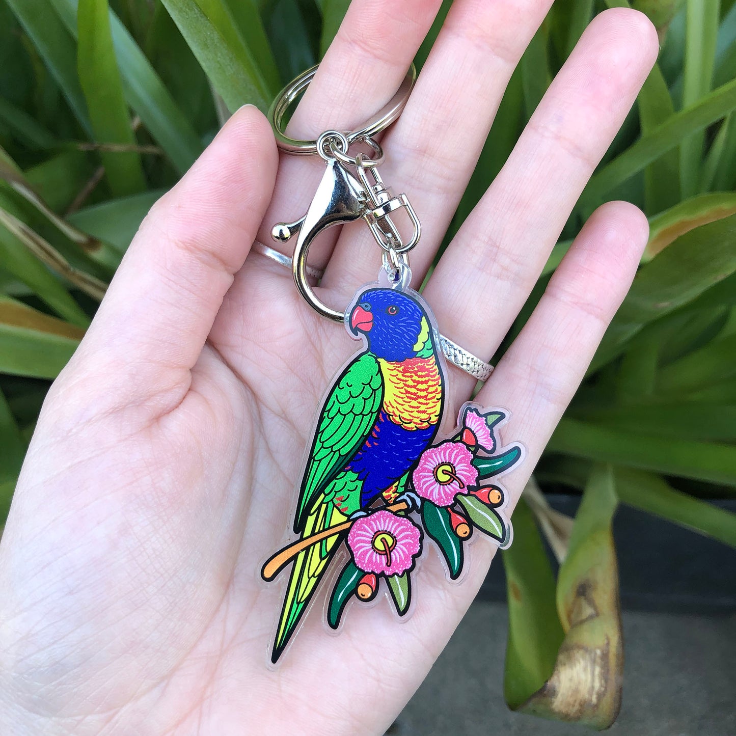 Rainbow Lorikeet Keychain