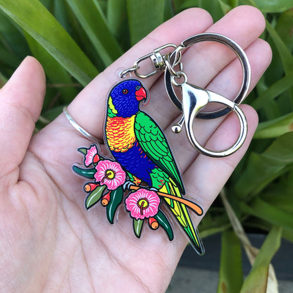 Rainbow Lorikeet Keychain