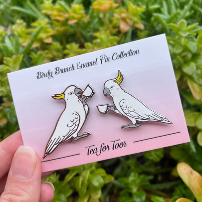 Tea For Toos Enamel Pin Set