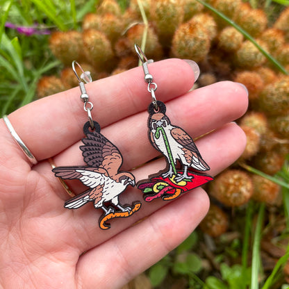 Allen's in Talons Wooden Earrings