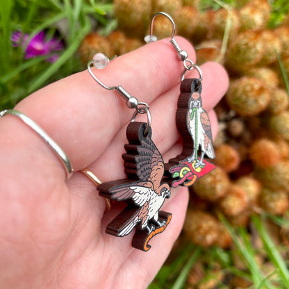Allen's in Talons Wooden Earrings