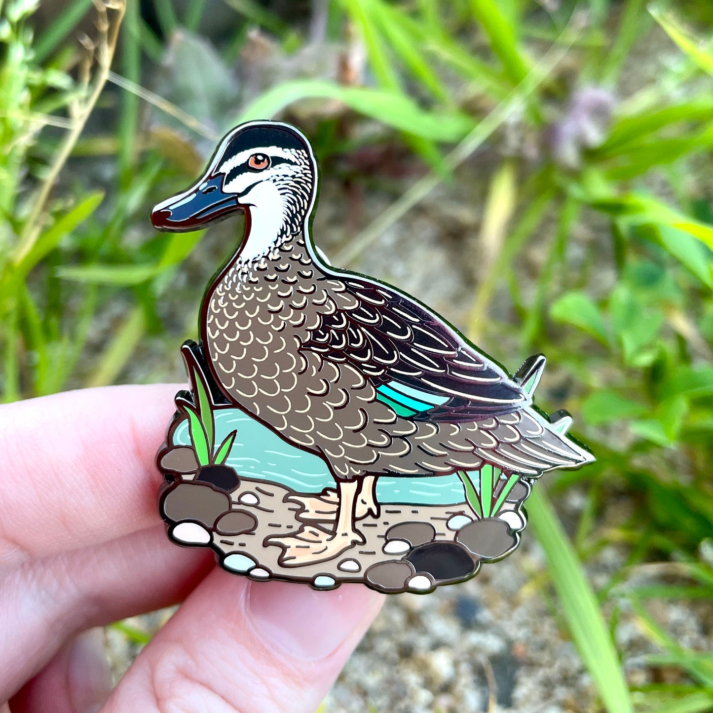 Pacific Black Duck Enamel Pin