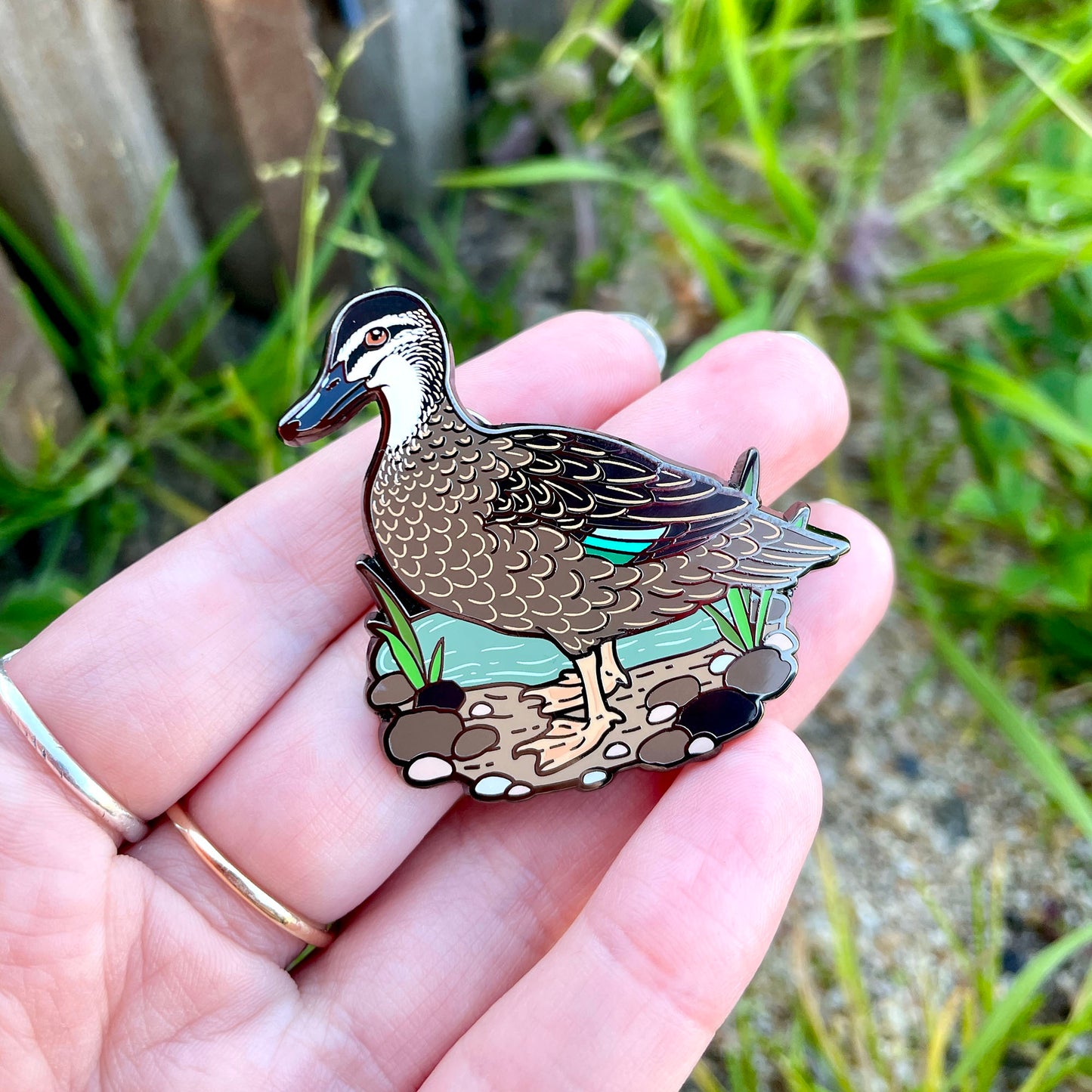 Pacific Black Duck Enamel Pin