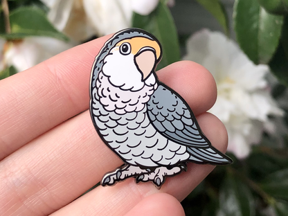 Peach-faced Lovebird Enamel Pin