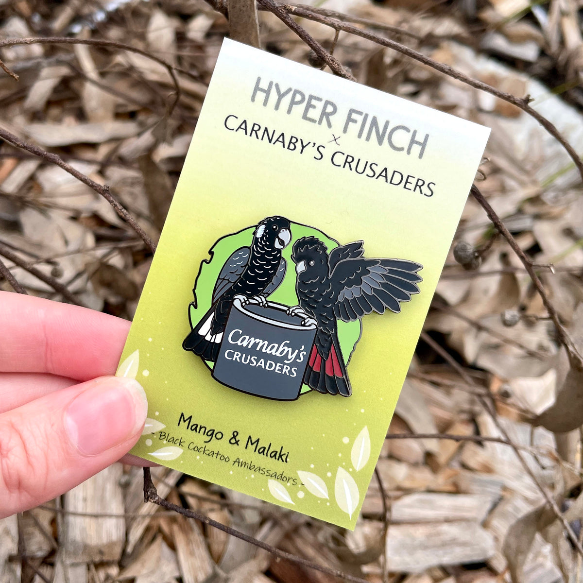 Mango & Malaki Enamel Pin
