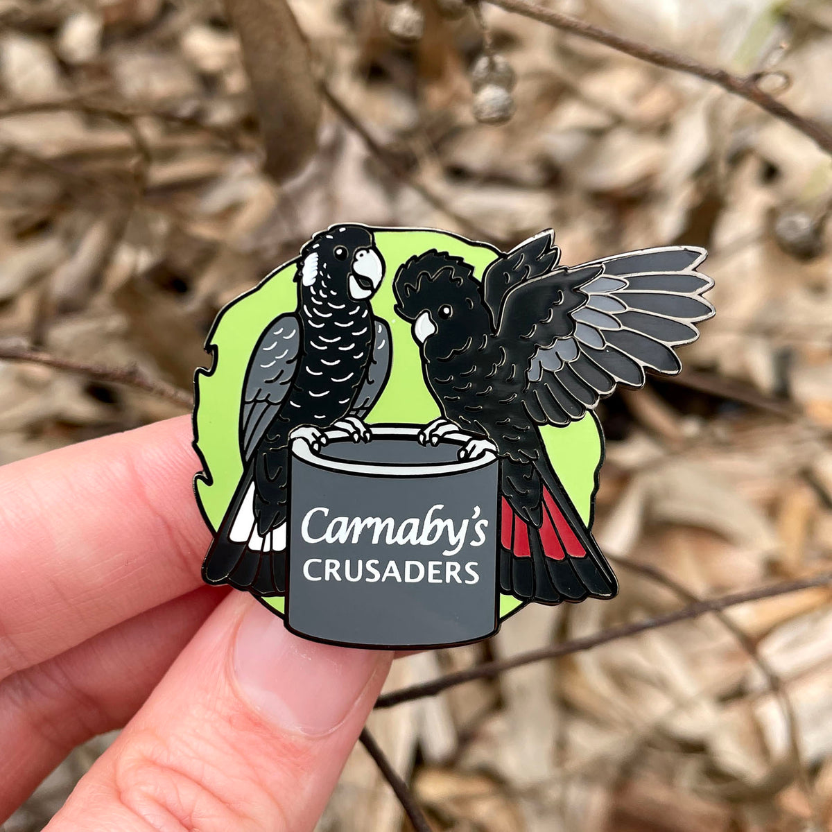 Mango & Malaki Enamel Pin