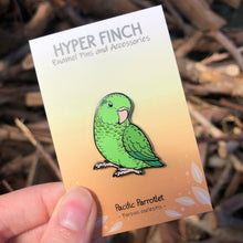 Load image into Gallery viewer, Pacific Parrotlet - Green Female -  Hard Enamel Pin