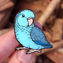 Load image into Gallery viewer, Pacific Parrotlet - Blue female -  Hard Enamel Pin