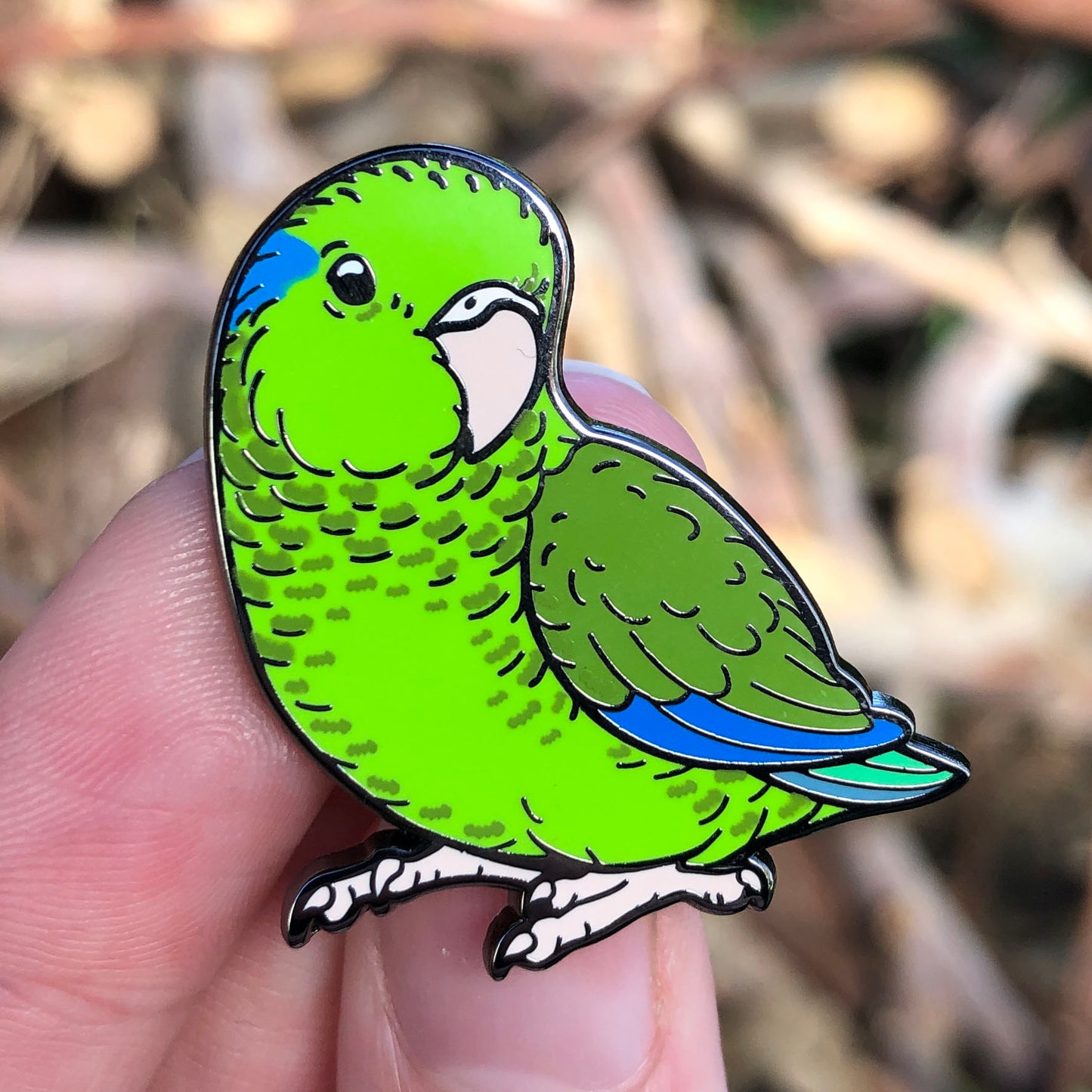 Pacific Parrotlet Enamel Pin