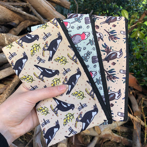 Magpies and Dragonflies Pencil Case