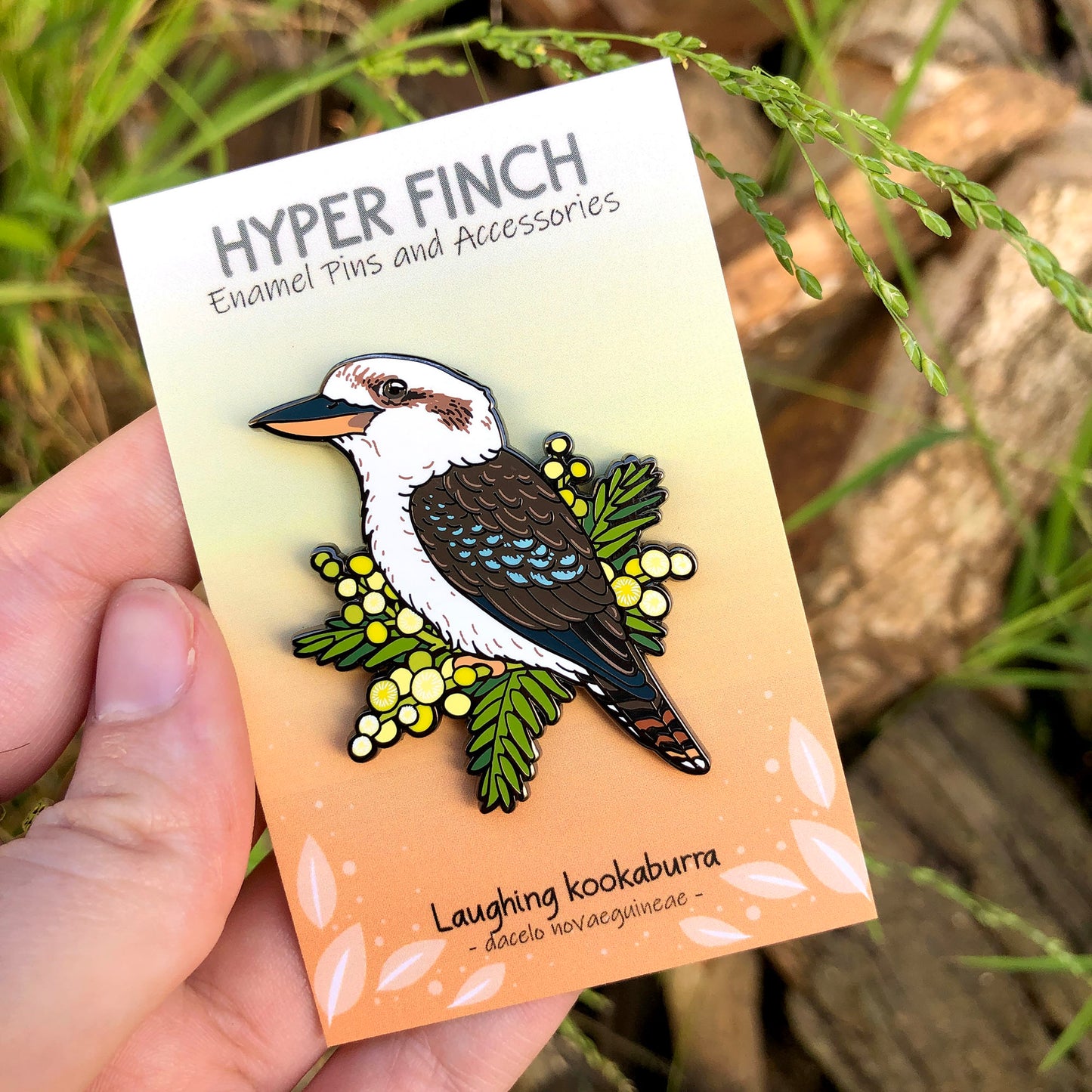 Laughing Kookaburra Enamel Pin