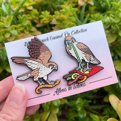 Allens in Talons Enamel Pin Set