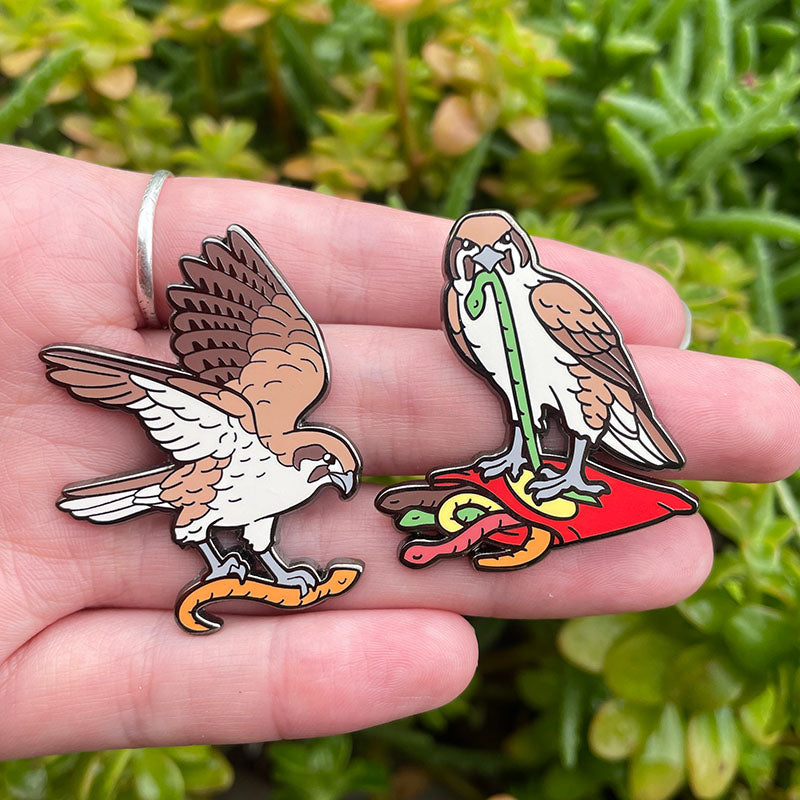 Allens in Talons Enamel Pin Set