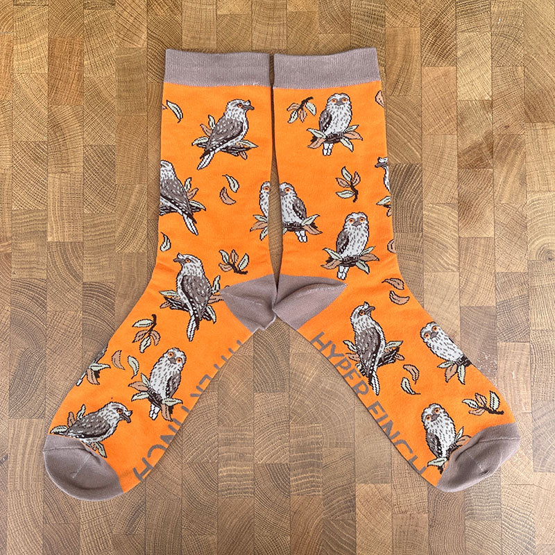 Tawny Frogmouth Socks