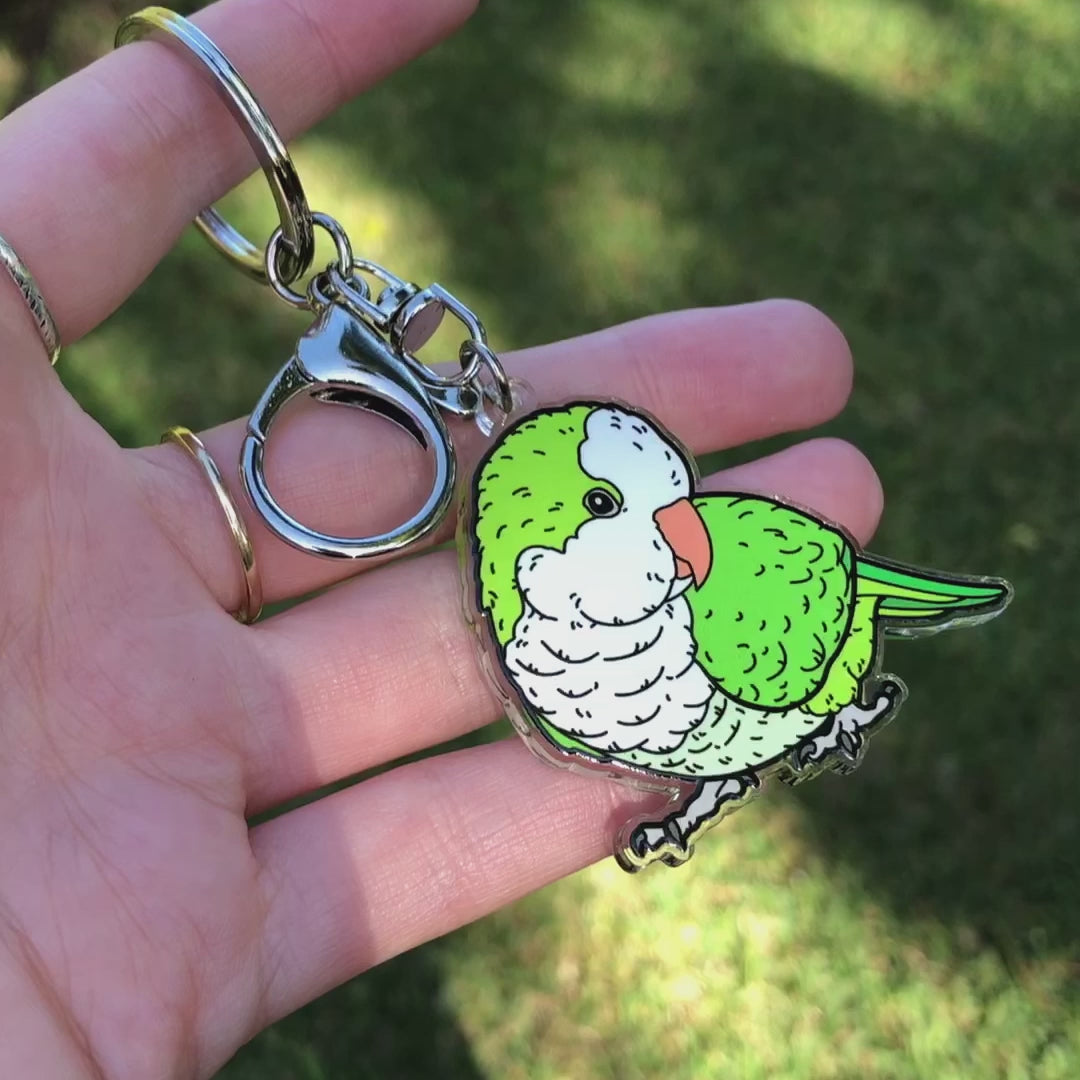 Lefty the Quaker Keychain