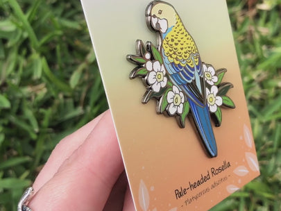 Pale-headed Rosella Enamel Pin