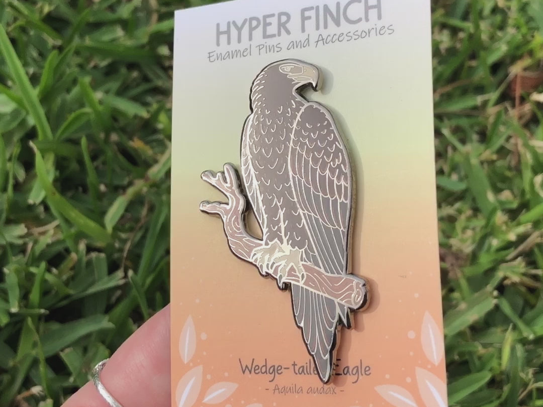 Wedge-tailed Eagle Enamel Pin