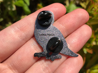 Crimson Bellied Conure Enamel Pin
