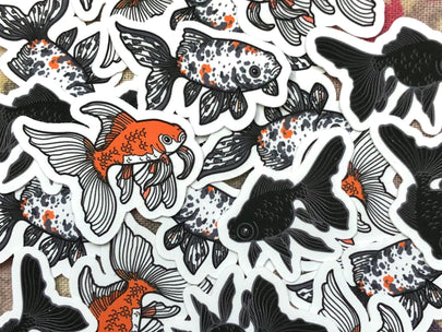 Goldfish Mini Sticker Pack (20 pack)