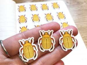 Christmas Beetle Mini Sticker Pack (20 pack)