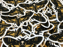 Load image into Gallery viewer, Death&#39;s-head Hawkmoth Mini Sticker Pack (20 pack)