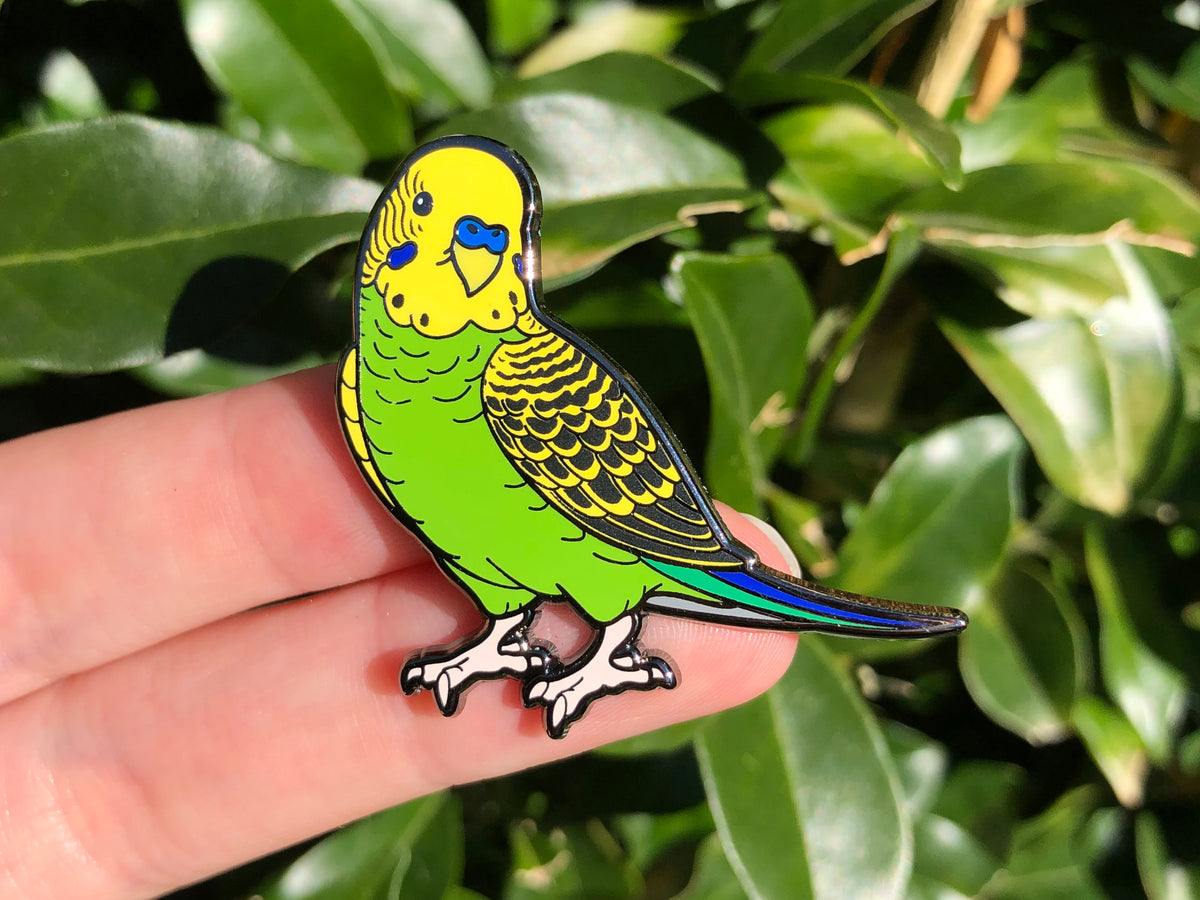Budgerigar Enamel Pin