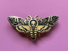 Load image into Gallery viewer, Death&#39;s-head Hawkmoth Pin (Gold Variant)
