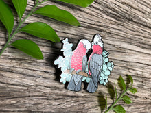Load image into Gallery viewer, Galahs / Rose-breasted cockatoos Hard Enamel Pin