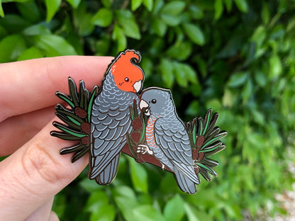 Gang-gang Cockatoos Enamel Pin