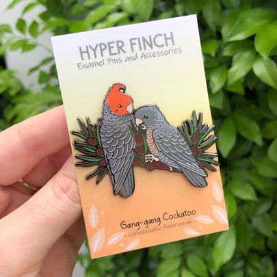 Gang-gang Cockatoos Enamel Pin