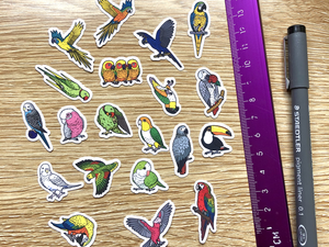 Hyper Finch x BirdTricks Mini Sticker Pack (20 pack)